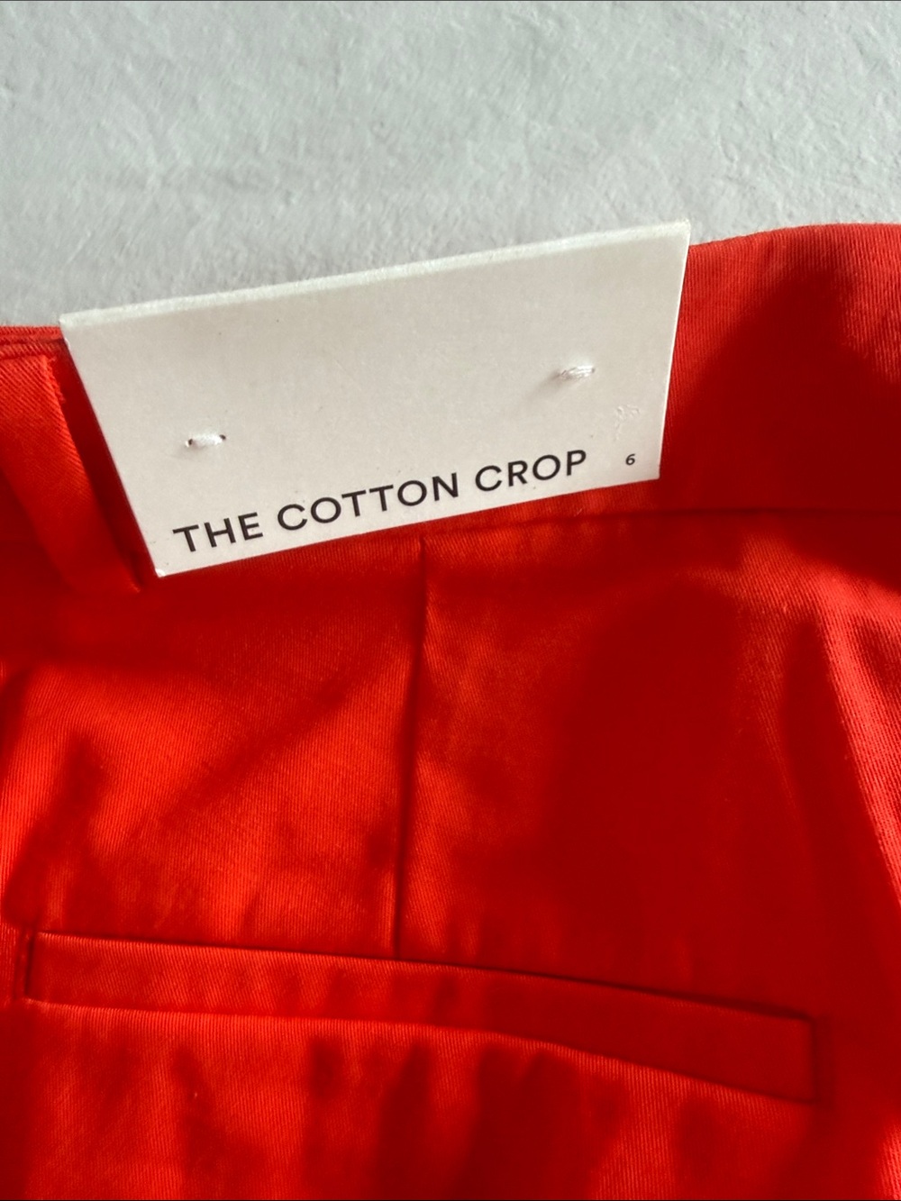 Ann Taylor The Cotton Crop Bright Red Women's Pants